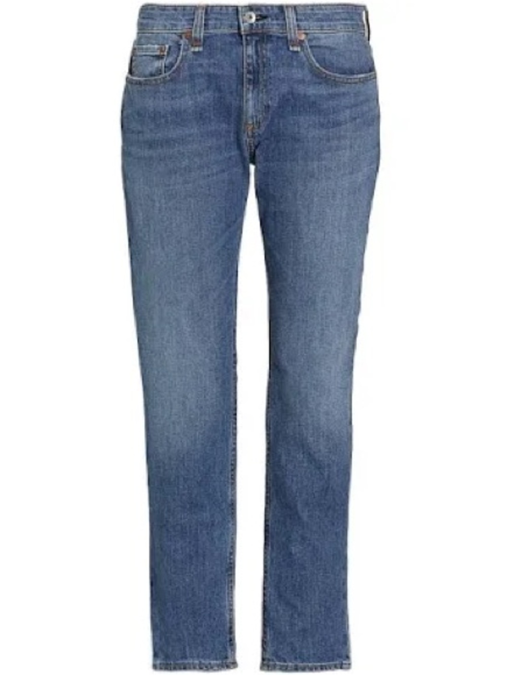 Rag and Bone Dre low rise slim boyfriend jeans with frayed bottoms